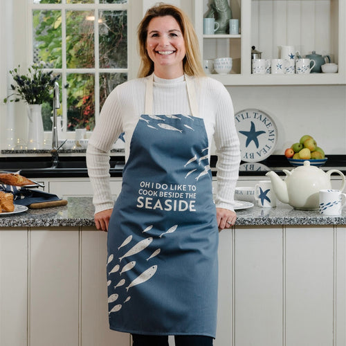 Cook Beside the Sea Apron - Coastal Kitchen Design