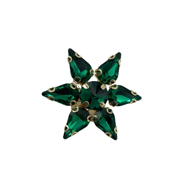 Green Make-Up Bag & Sparkle Star Pin