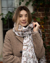 Fable A Night's Tale Woodland Heavyweight Scarf Crystal Grey