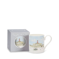 Coastal Boats Scene Mug