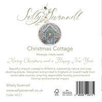 Christmas Cottage  | Advent Calendar Christmas Card
