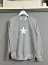 Star Sweatshirt – Mid Grey or Navy