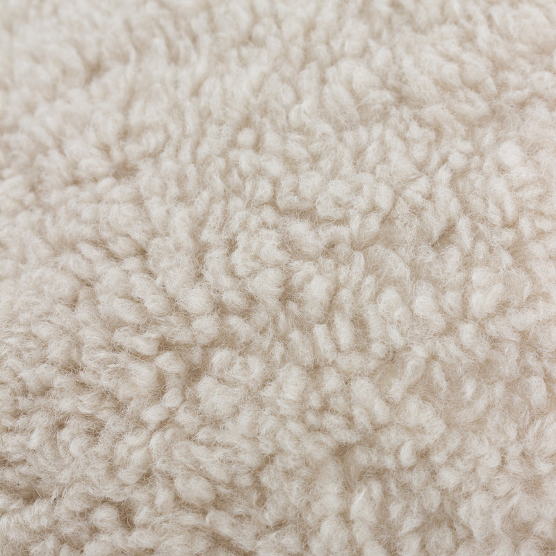 Olann Faux Shearling Cushion Cover in Natural