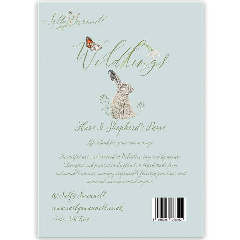Hare & Shepherd's Purse | Everyday Greeting Card
