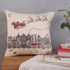 Santa's Sleigh Cushion Cover