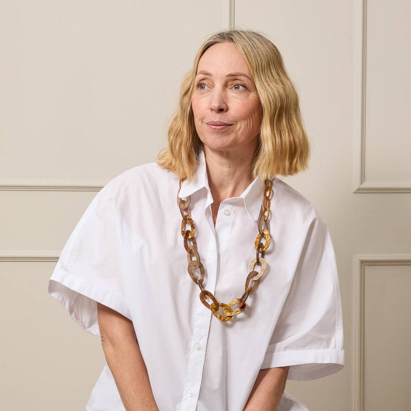 Bournemouth Necklace | Light Tortoiseshell
