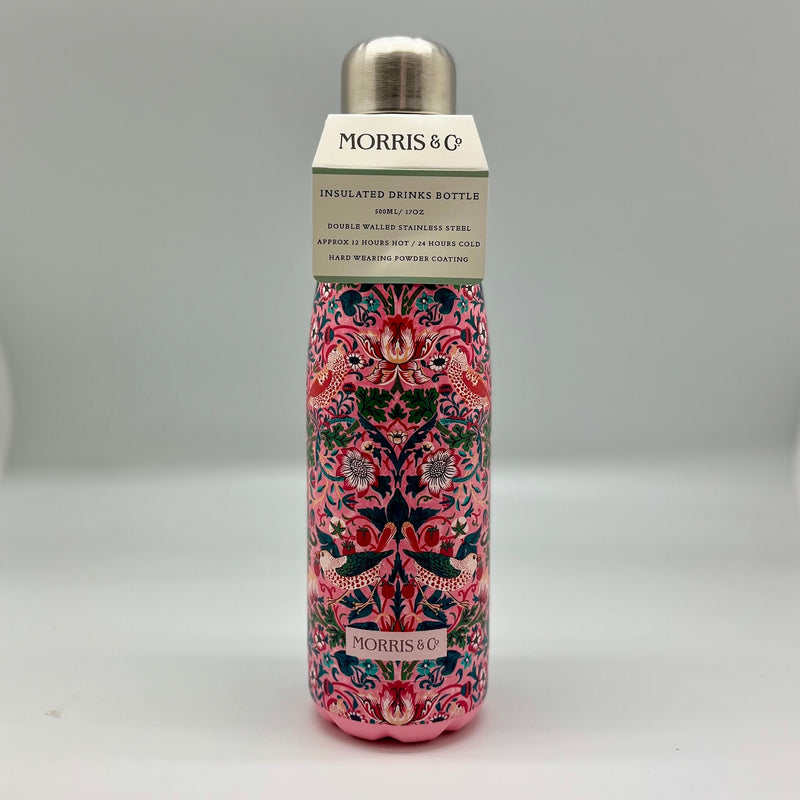 William Morris Water Bottle in Strawberry Thief