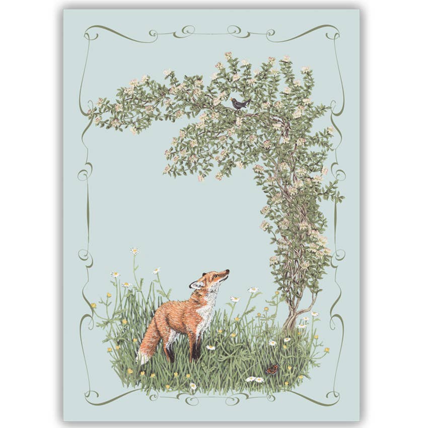 Fox & Blackbird | Everyday Greeting Card