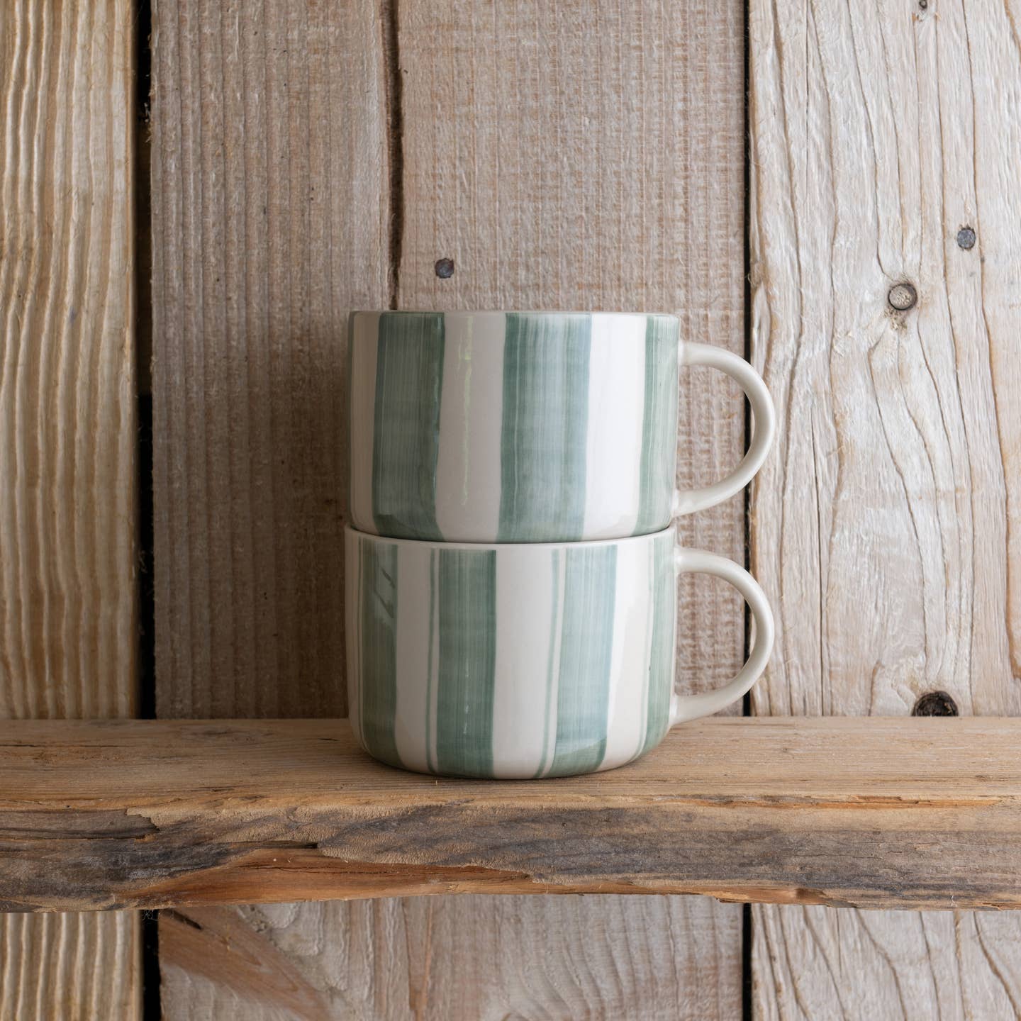 Cornflower Mug - Sage Green - Large (Set of 2)