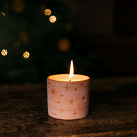 St Eval Star Gazy Christmas Candle Pots in 4 delicious aromas