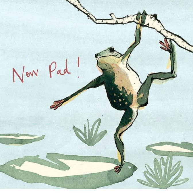 New Pad Frog Card