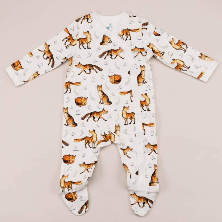 Dexter Fox Print Babygrow