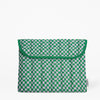Laptop Snug Cover Green Check Design