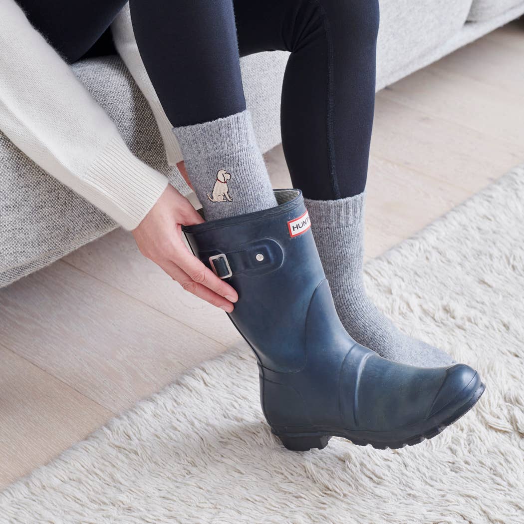 Dog Walking Socks - Cockapoo / Labradoodle (Apricot)