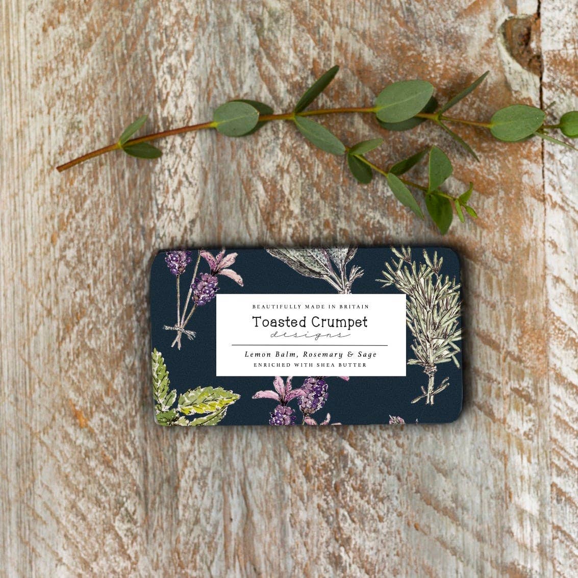 Lemon Balm, Rosemary & Sage Soap
