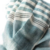 Hand Loomed Striped Linen Scarf ~ in 4 fresh colourways