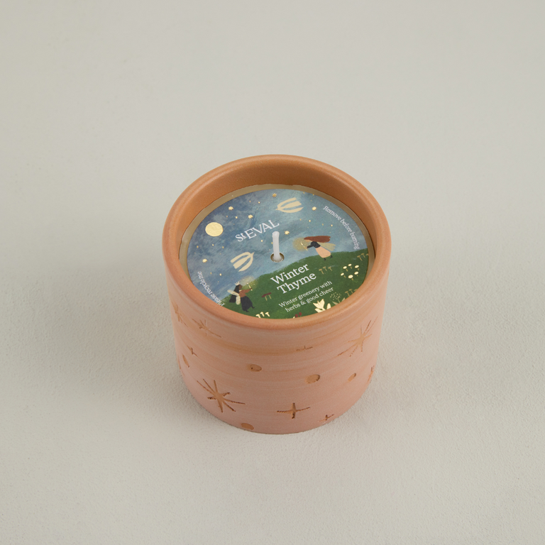 St Eval Star Gazy Christmas Candle Pots in 4 delicious aromas