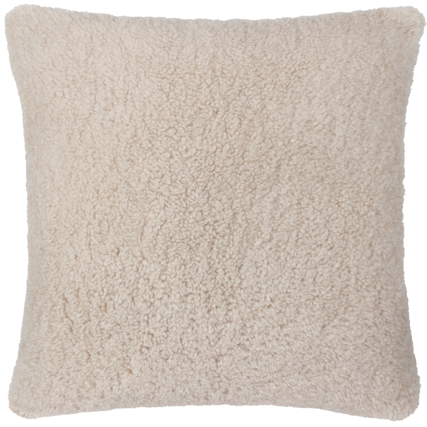Olann Faux Shearling Cushion Cover in Natural