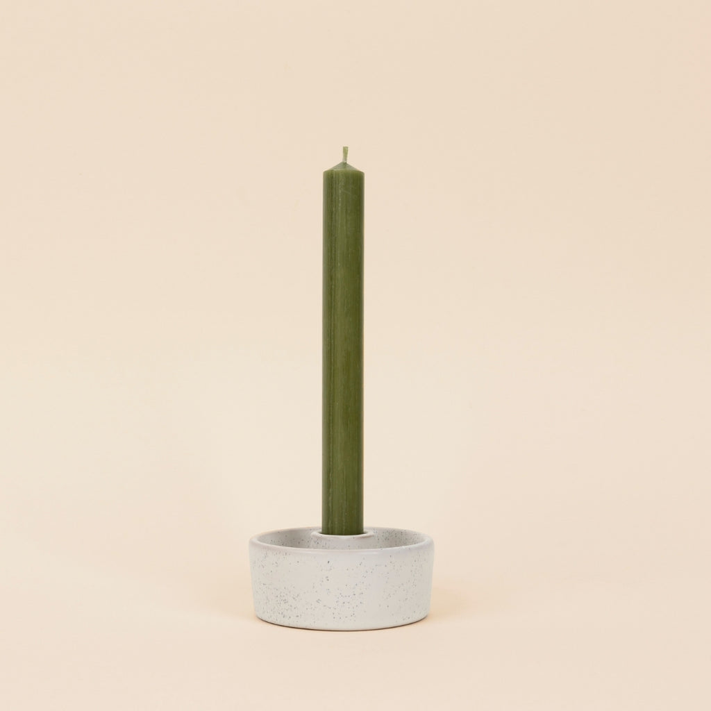 Dinner Candles ~ in Olive - box of 6