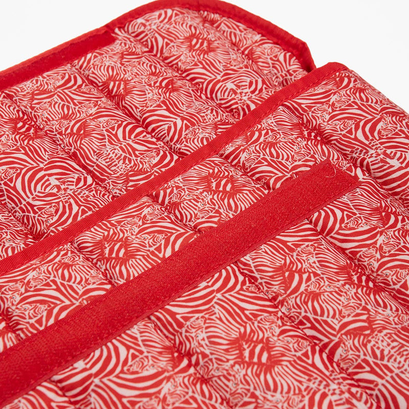 Laptop Snug Cover Red Print Design