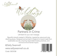 Partners in Crime (Foxes) | Occasions Card | Couples Card