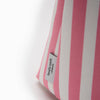 Lola Washbag in Pink and White Stripes