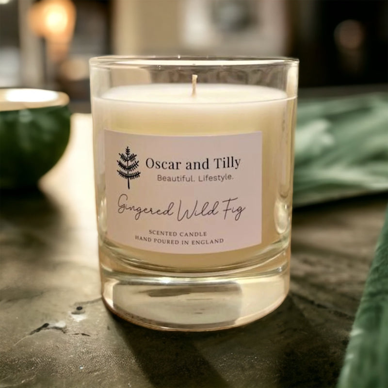Gingered Wild Fig Luxury Scented Candle