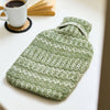 Fair Isle Pure New Wool Hot Water Bottle ~ in 3 seasonal accents