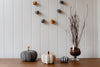 Pumpkin Garland (Blue, Grey and Orange)