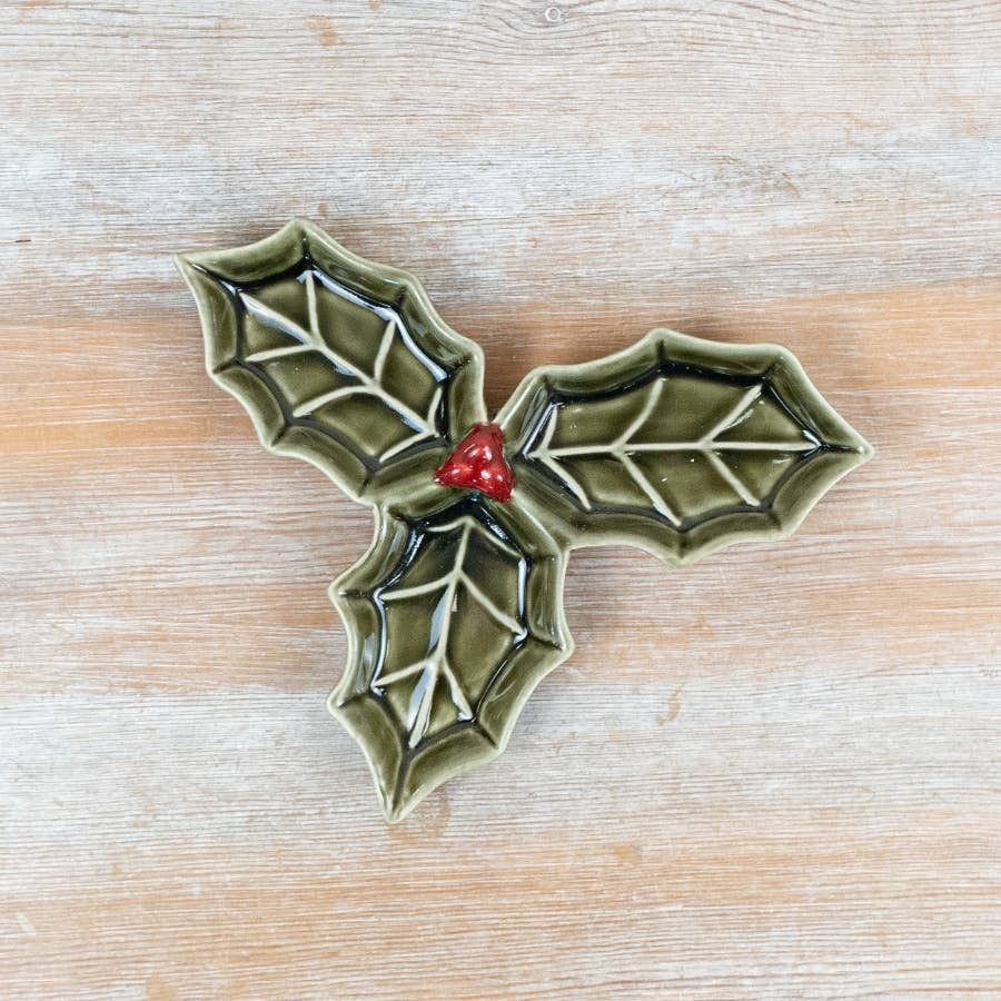 Ceramic Holly Dish