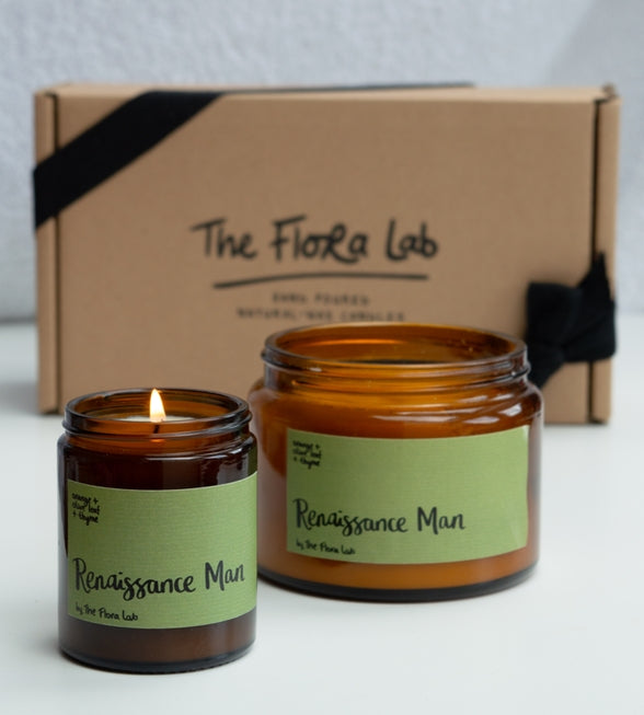 Renaissance Man Candle ~ Orange, Thyme, Olive Leaf