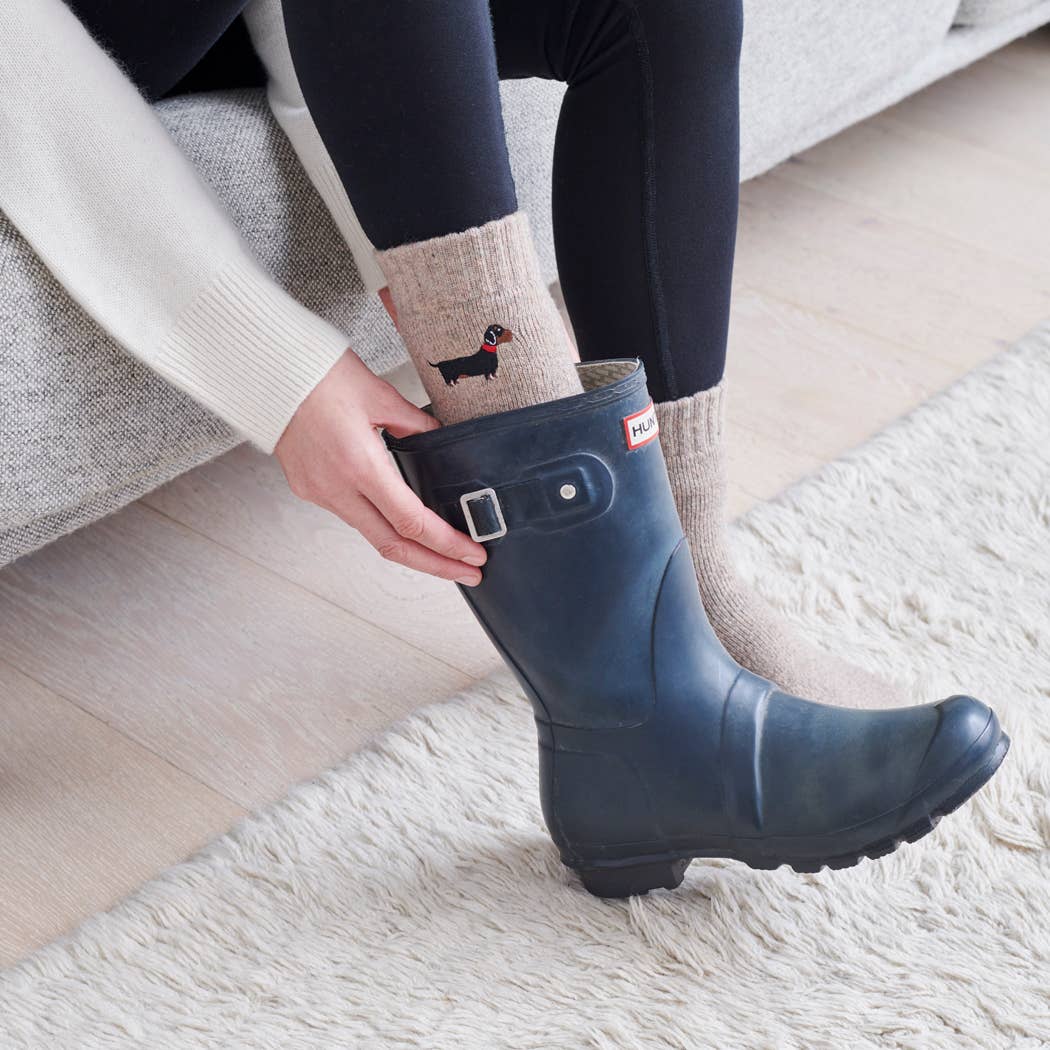 Dog Walking Socks - Dachshund