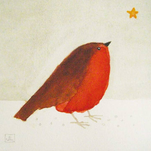 Robin and Star - Christmas Card Pack