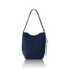 Italian Genuine Leather & Suede Bucket Shoulder Bag ~ in 3 Autumnal Colours