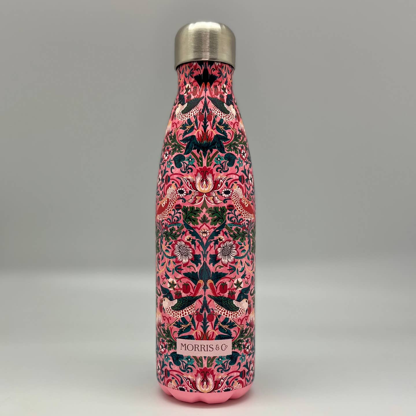 William Morris Water Bottle in Strawberry Thief