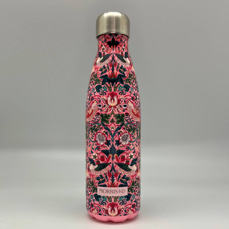 William Morris Water Bottle in Strawberry Thief