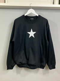 Star Sweatshirt – Mid Grey or Navy