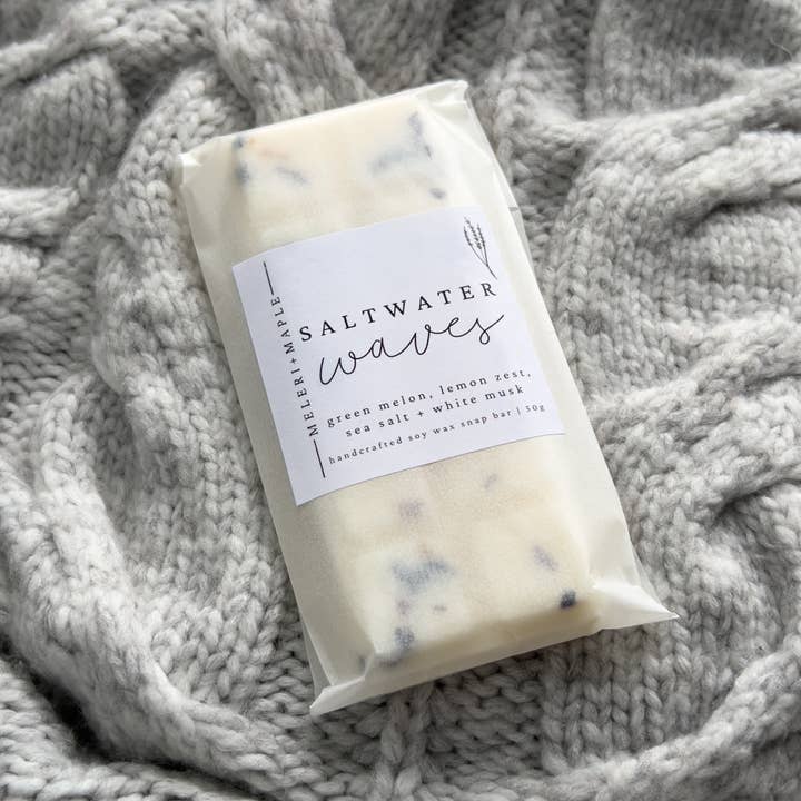 Saltwater Waves Scented Snap Bar Wax Melt