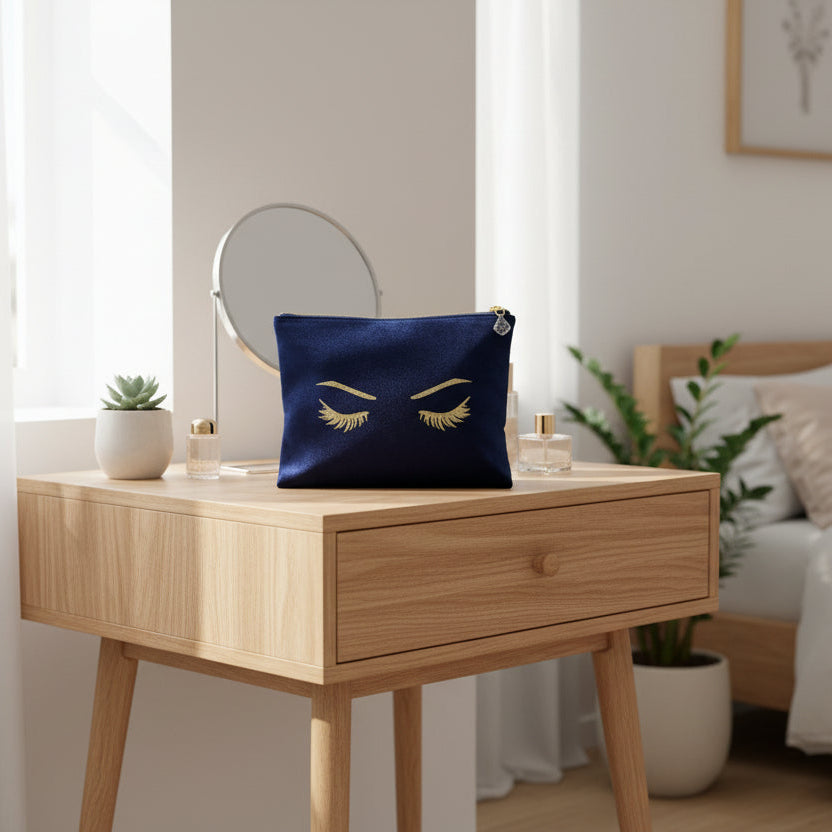Lashes Velvet Make Up Bag