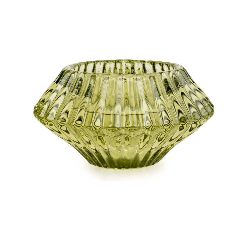 Diamond Candleholder ~ in Green or Red