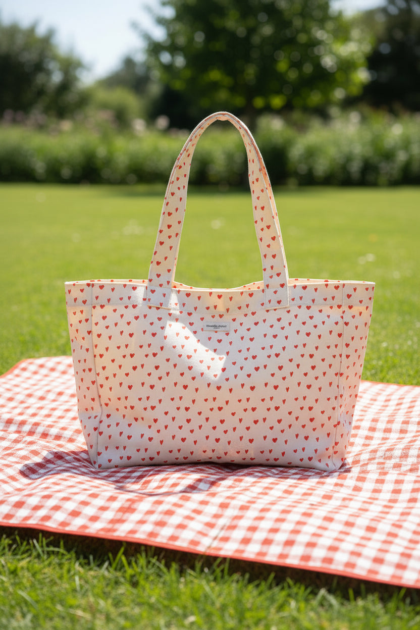 Bella Tote Bag - Full of Hearts!