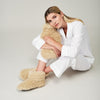 Slipper Boots – Black or Cream Faux Sheepskin