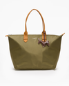 Lottie Tote Bag in Olive Green