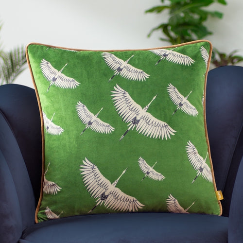 Avalon Cushion Cover in Green