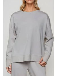 Supersoft Longline Sweatshirt in Cloud