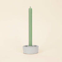 White Speckle 7/8” Candle Holder