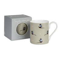 Flying Pheasant Coloured Mug