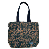 Tote Bag in Brown Leopard Print