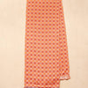 Checkerboard Cotton Table Runner in Apricot or Camel