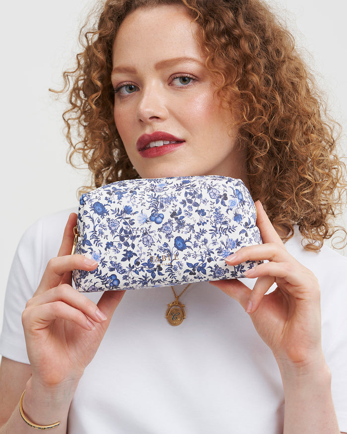 Ditsy Blue Small Pouch